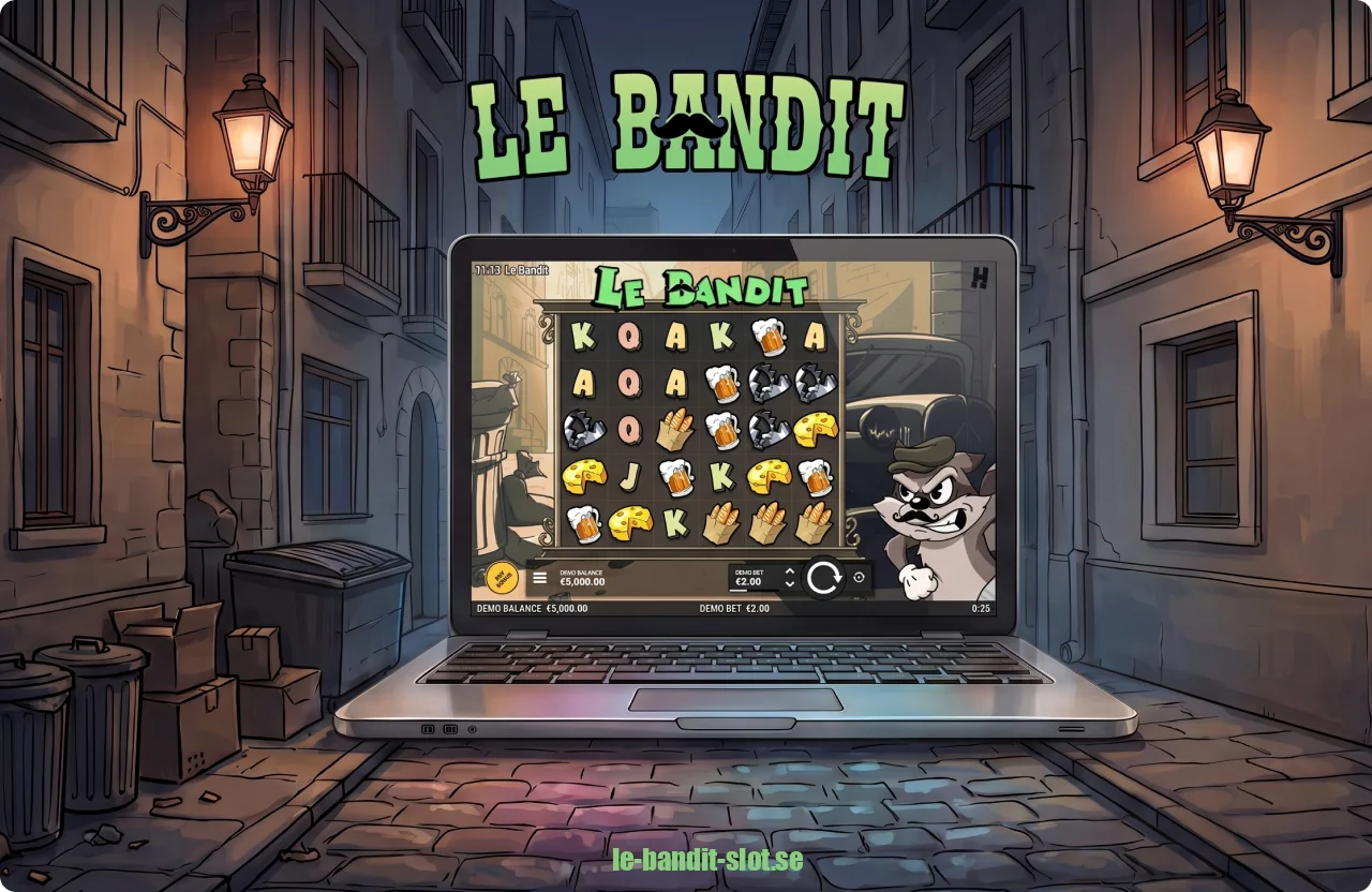 Spelmekaniken i Le Bandit går att förstå steg för steg, där varje del har en specifik funktion som gör det enkelt att komma igång