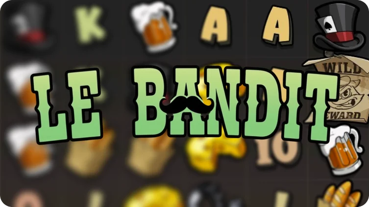logotypen för spelautomaten Le Bandit